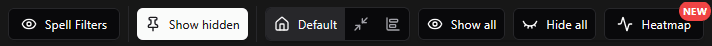 Heatmap button