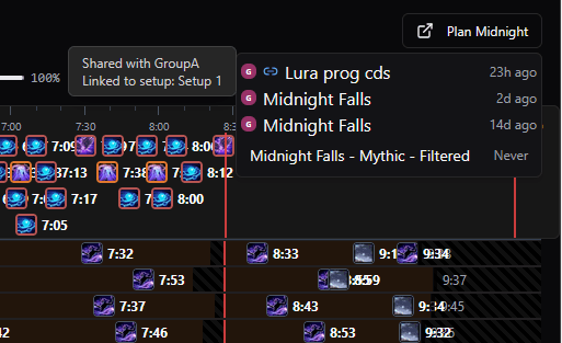 Plan dropdown