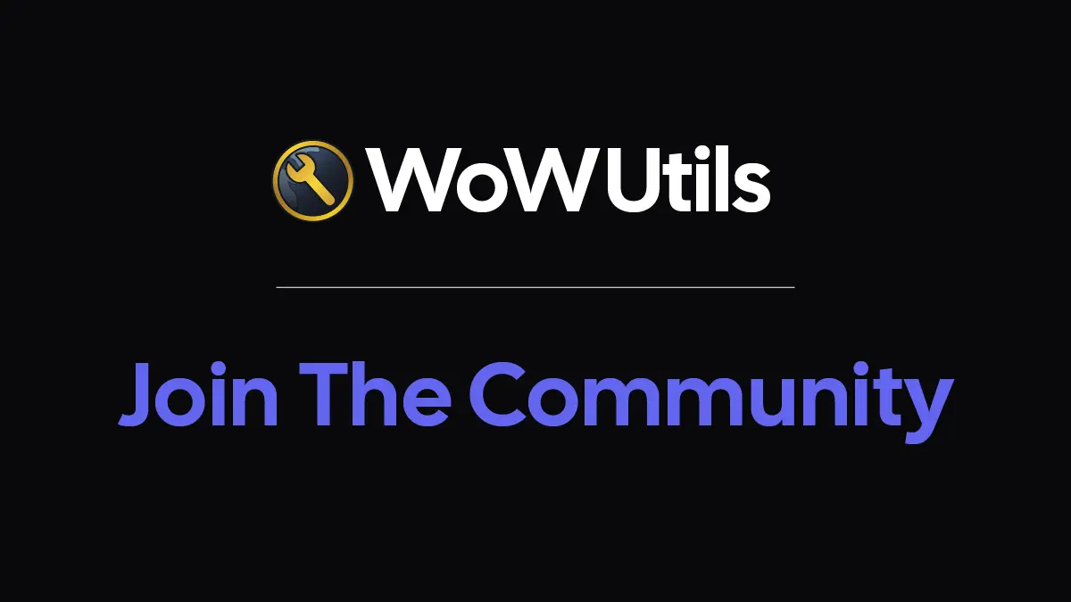 WowUtils: Join the Community