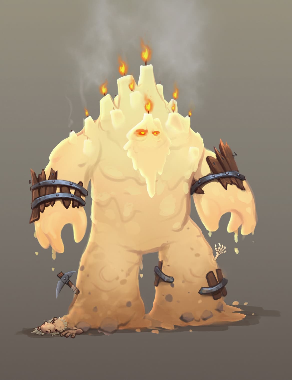 Wax Golem Concept art
